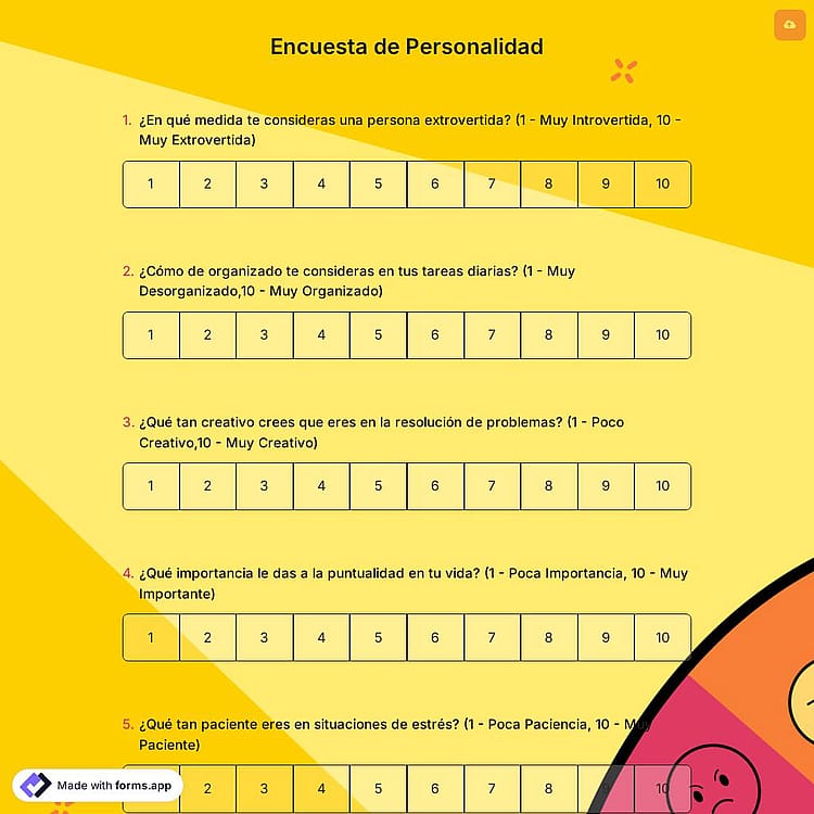 Encuesta de Personalidad