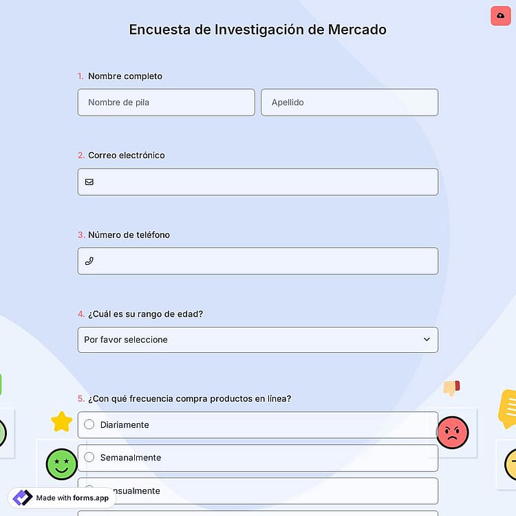 Encuesta de Investigación de Mercado