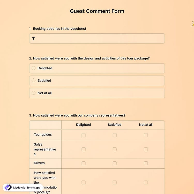 Guest Comment Form