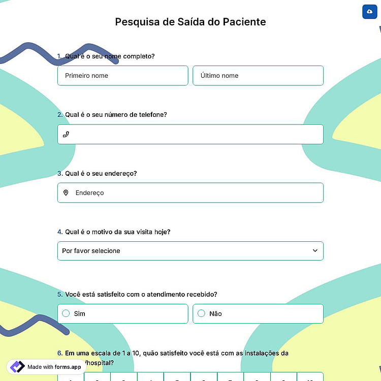 Pesquisa de Saída do Paciente