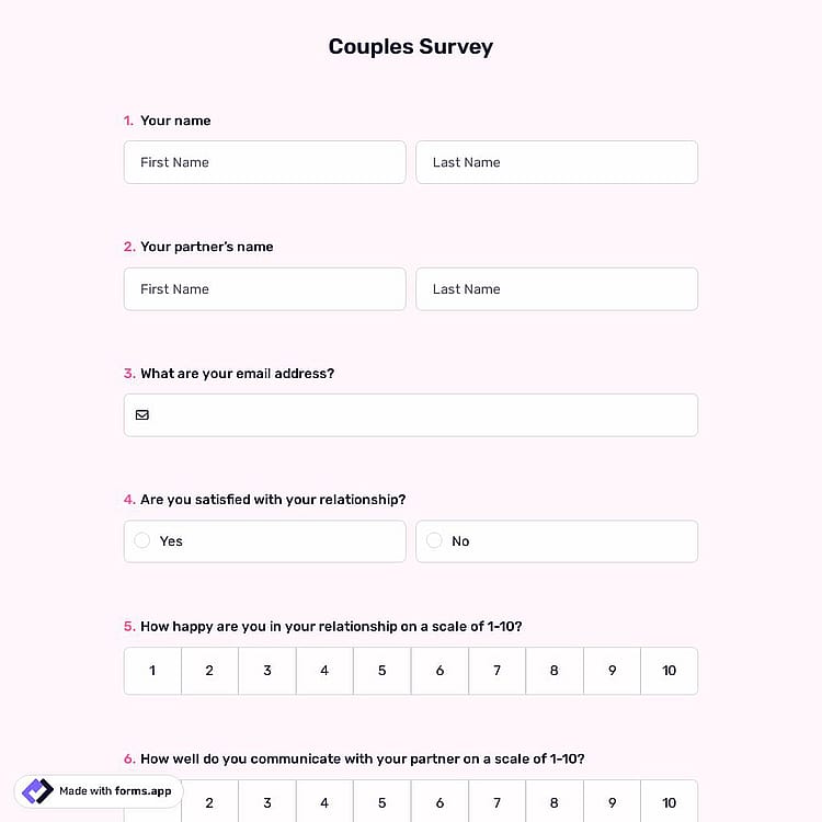 Couples Survey