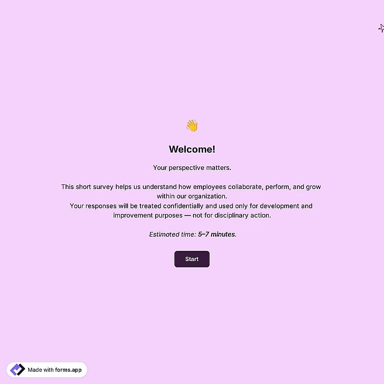 360-Degree Feedback Form