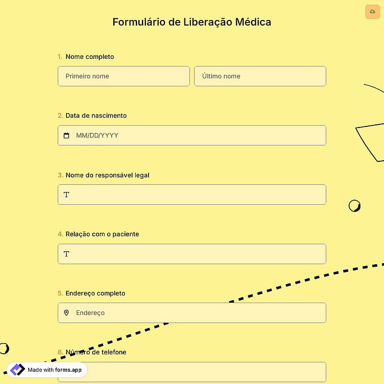 Formulário de Autorização Médica