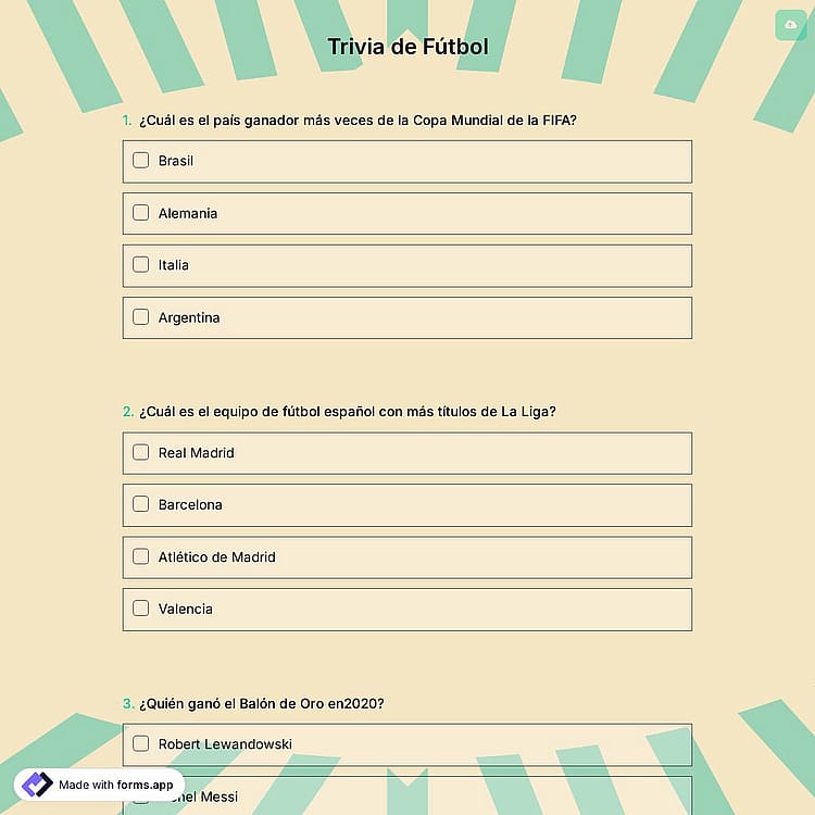 Trivia de Fútbol