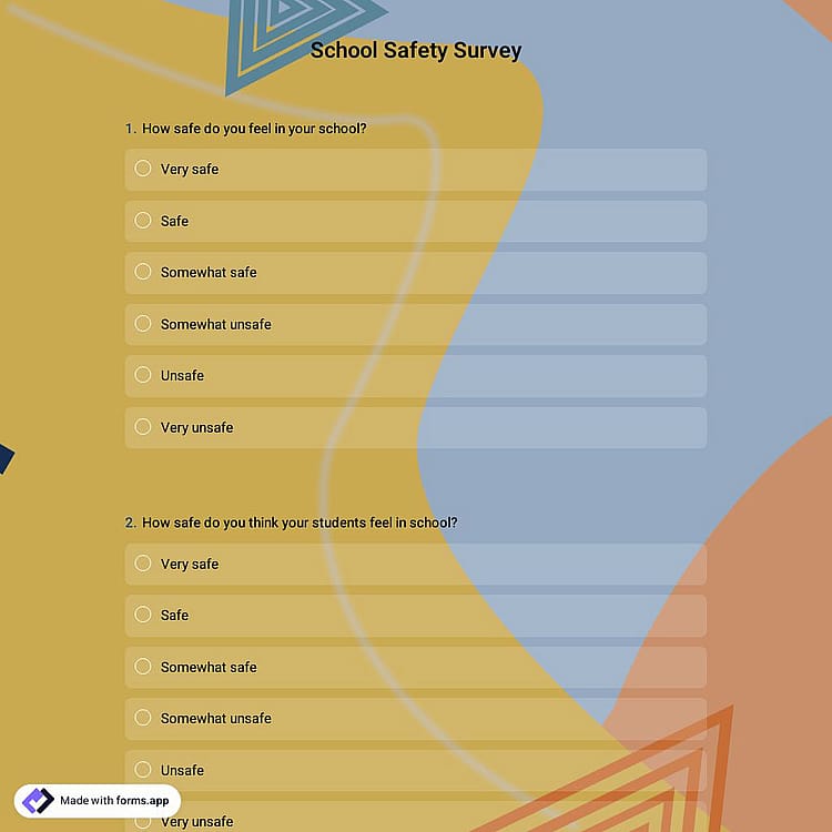 School Safety Survey