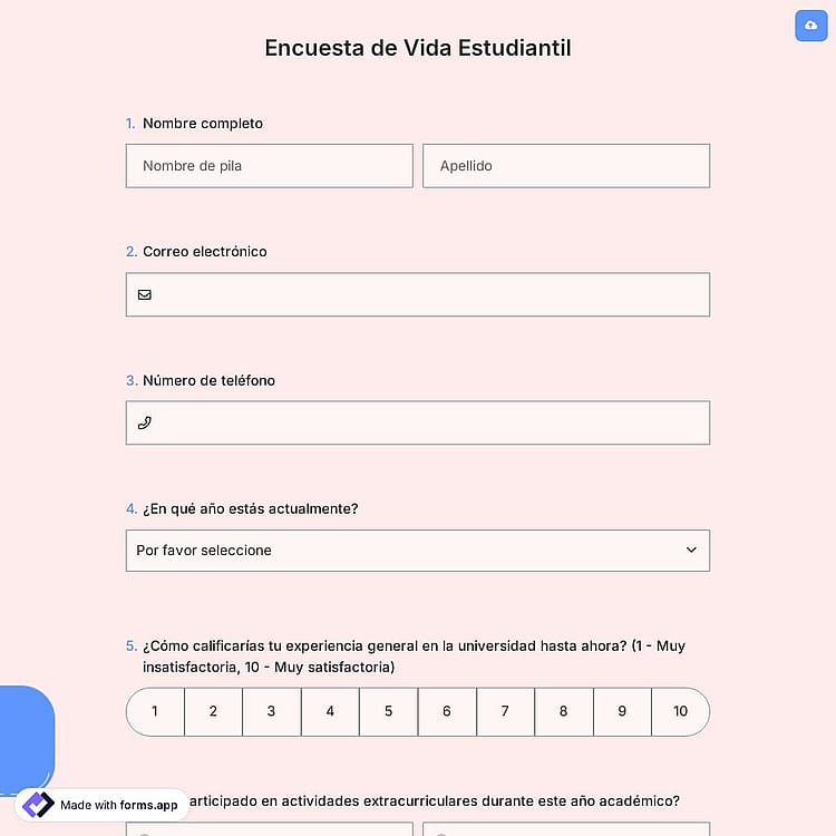 Encuesta de Vida Estudiantil