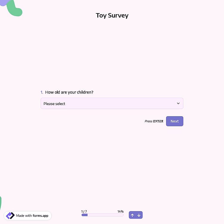 Toy Survey
