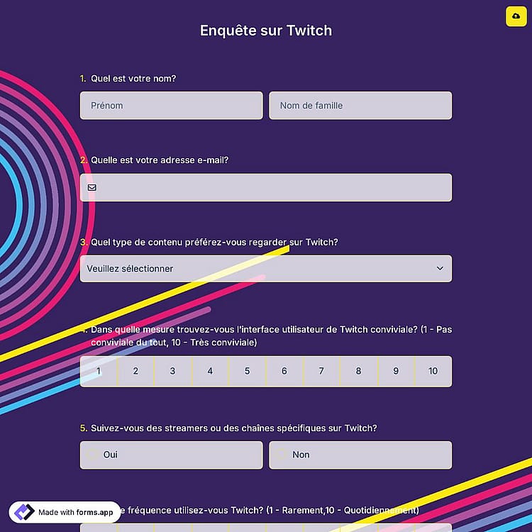 Enquête sur Twitch