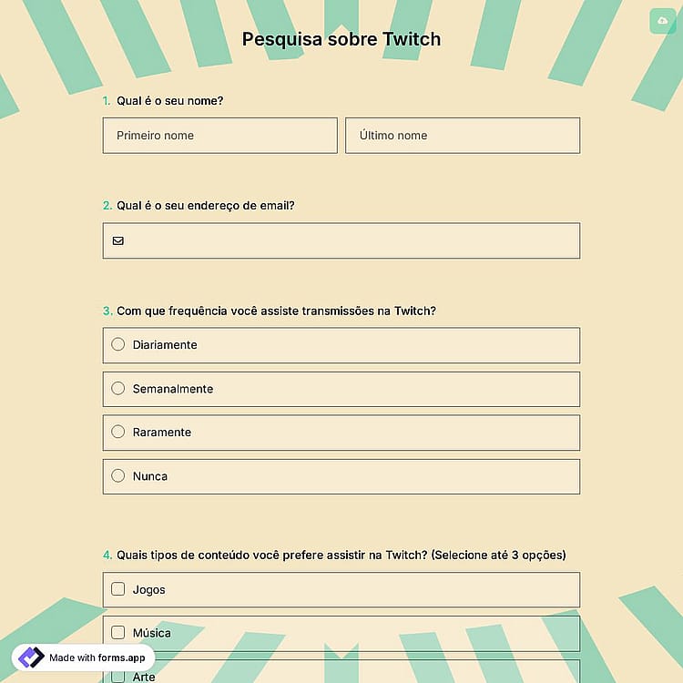 Pesquisa sobre Twitch