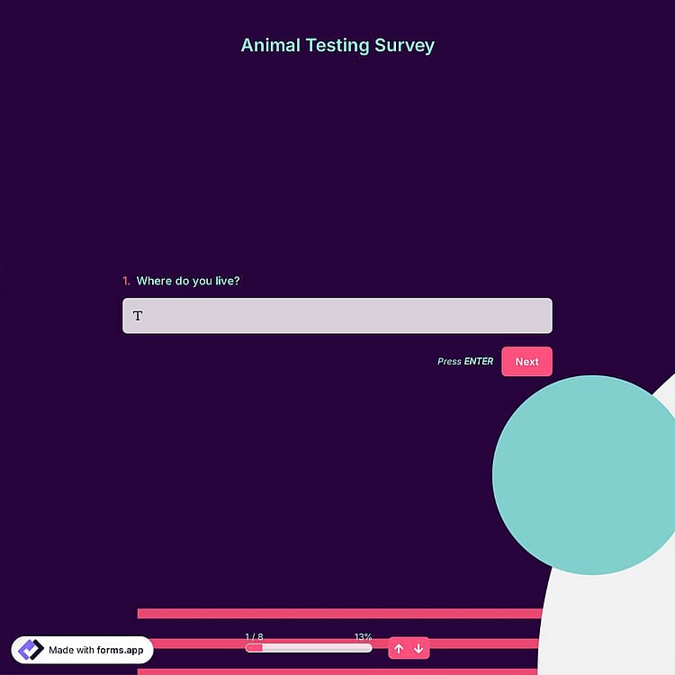 Animal Testing Survey