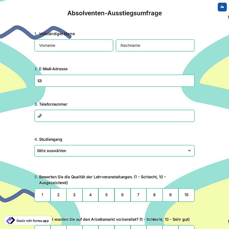 Absolventen-Ausstiegsumfrage