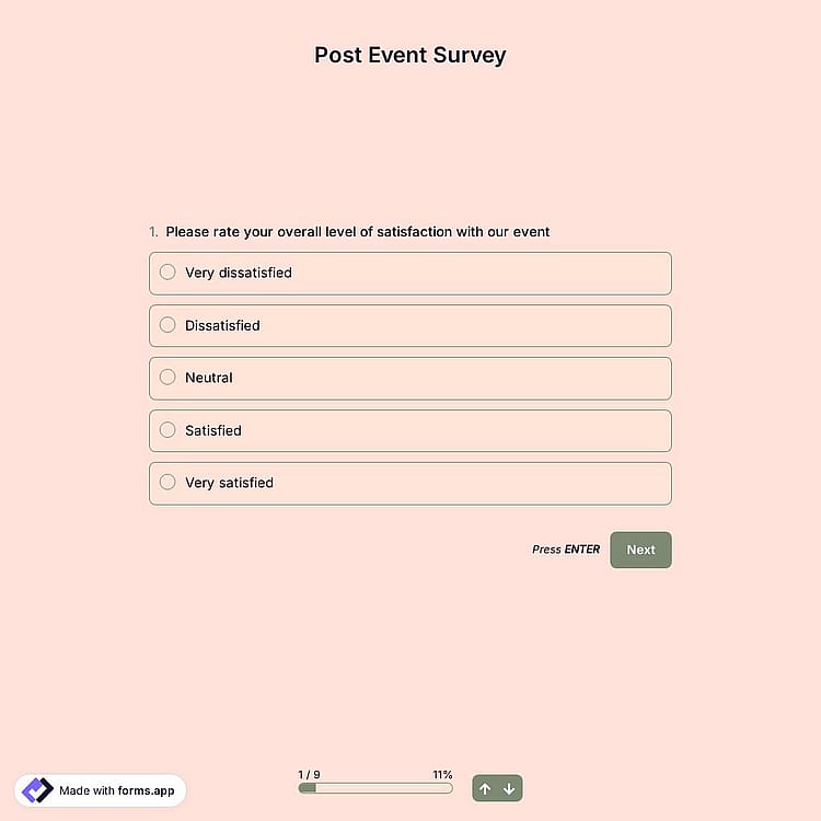 Post Event Survey