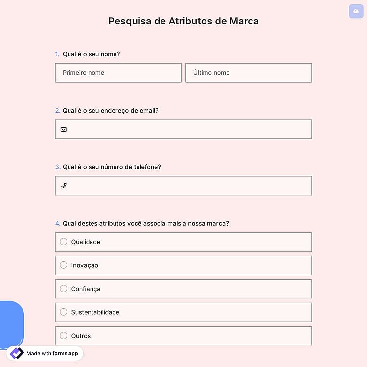 Pesquisa de Atributos de Marca