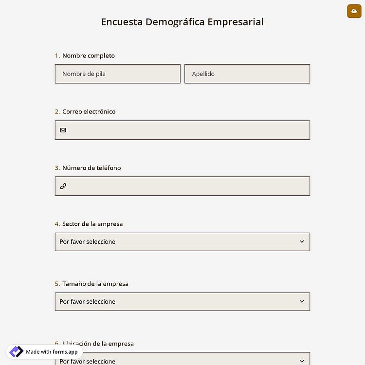 Encuesta Demográfica Empresarial