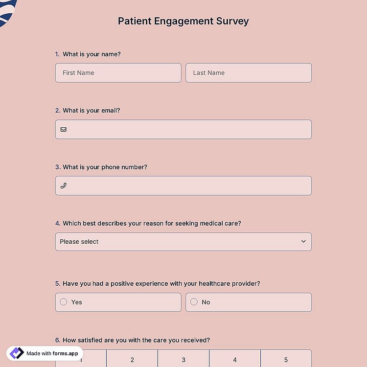 Patient Engagement Survey