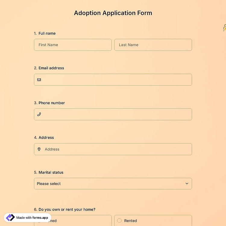 Adoption Form