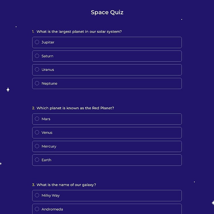 Space Quiz