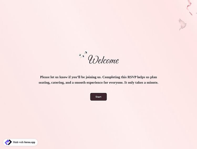 Event RSVP Form