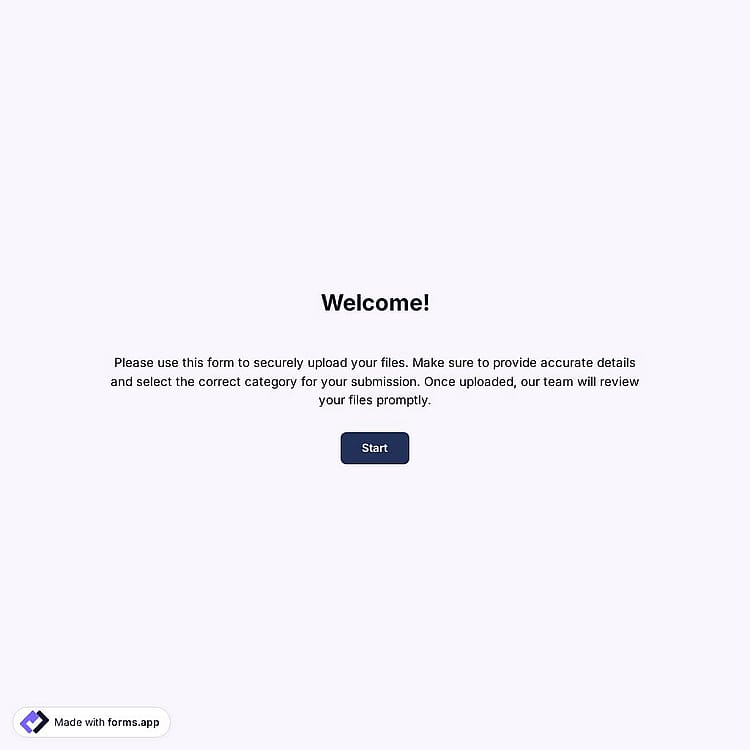 File Upload Form
