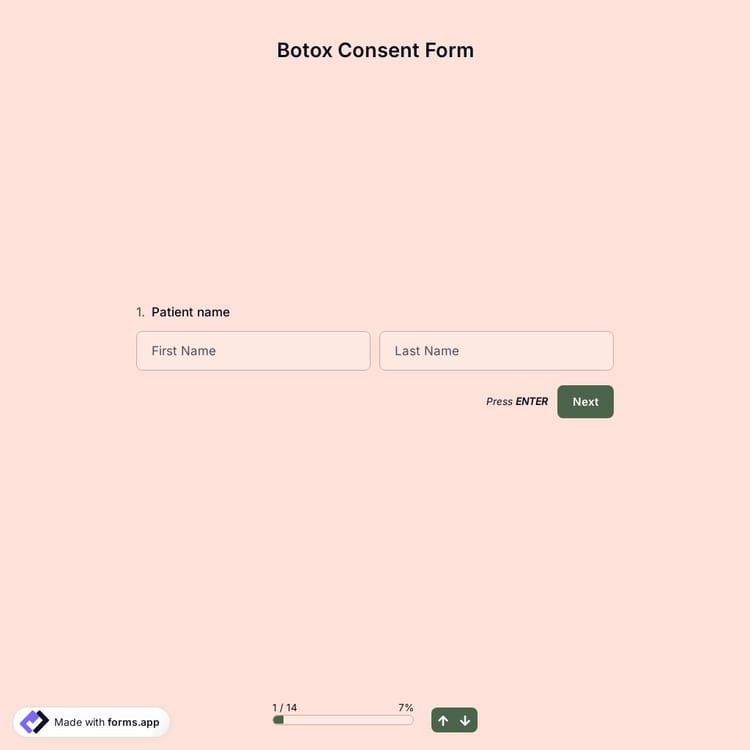 Botox Consent Form