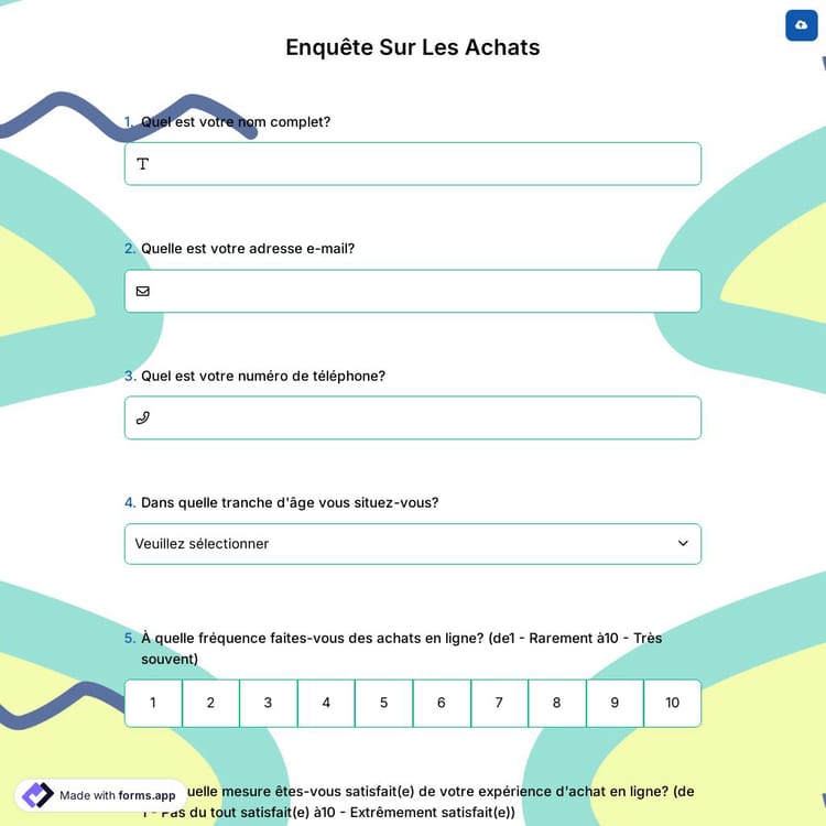 Enquête Sur Les Achats