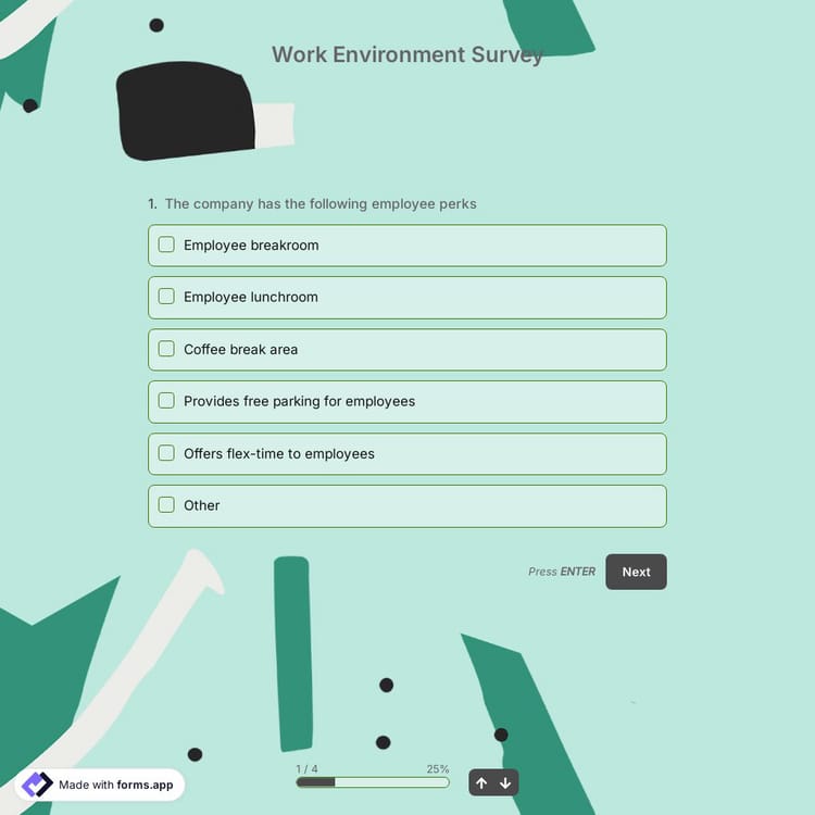 Work Environment Survey
