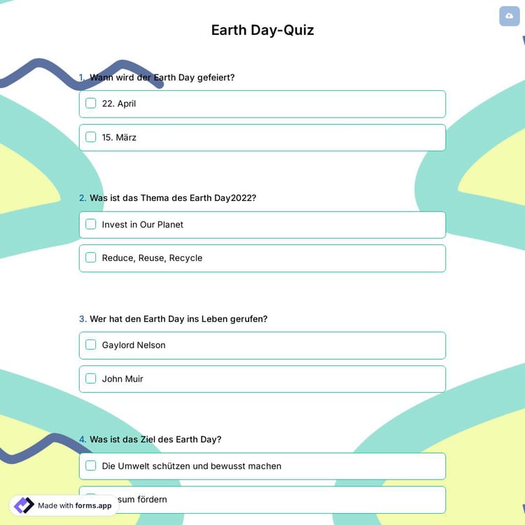 Earth Day-Quiz