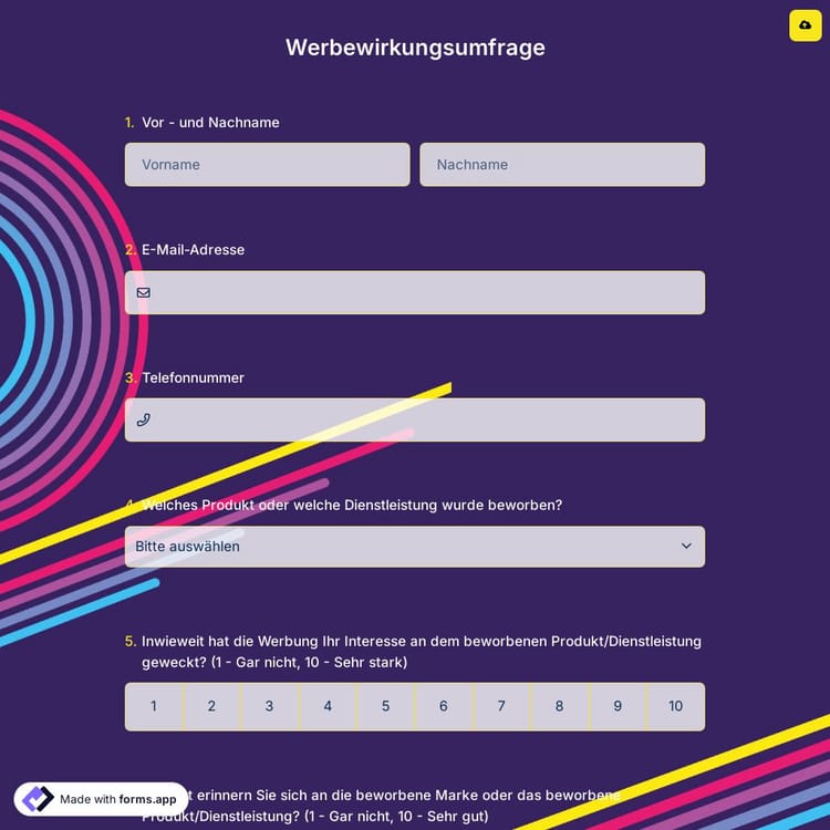 Werbewirkungsumfrage