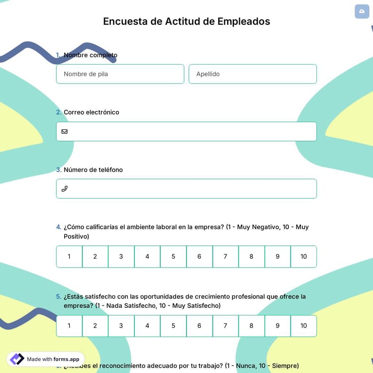 Encuesta de Actitud de Empleados