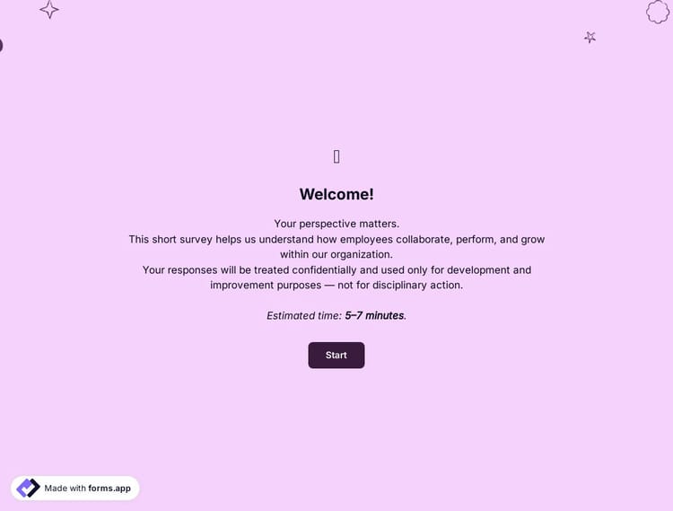 360-Degree Feedback Form