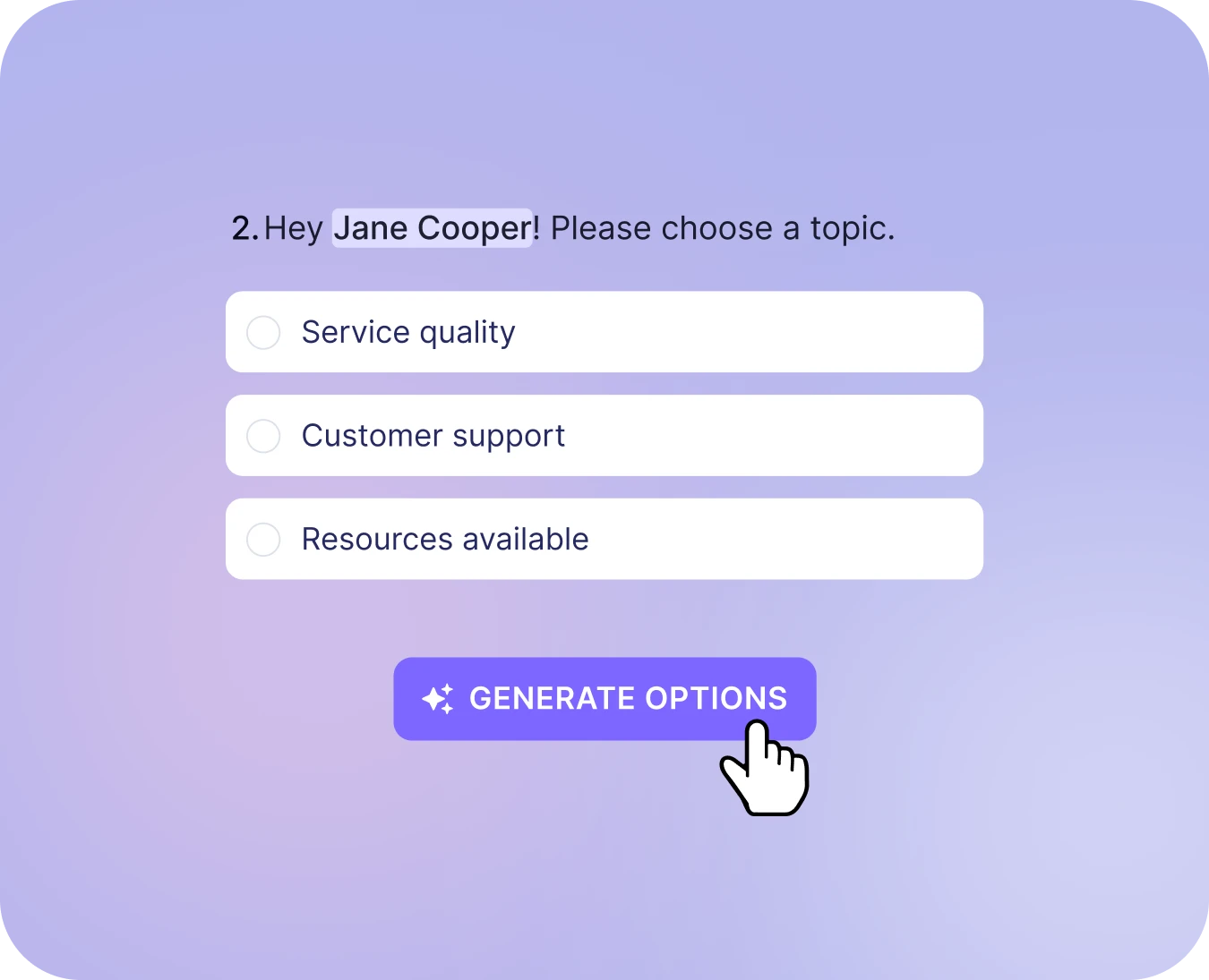 Find good answer options